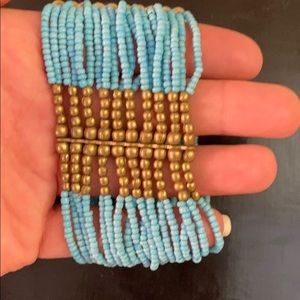 3/$13 blue bead bracelet